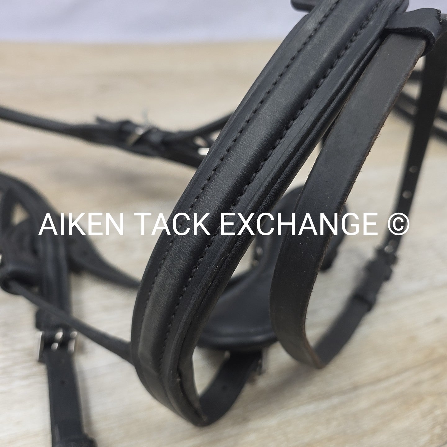 Stubben Freedom Bridle with Leather Grip Reins, Black, Size Full