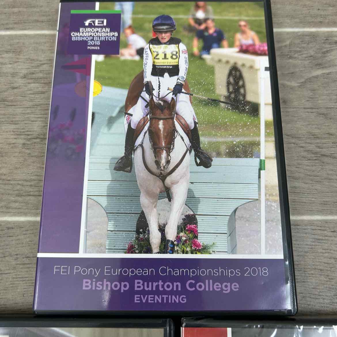 FEI Pony European Championships 2018 DVD Set: Dressage, Show Jumping, & Eventing
