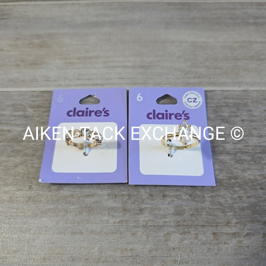 Claire's Rings (2) - Size 6