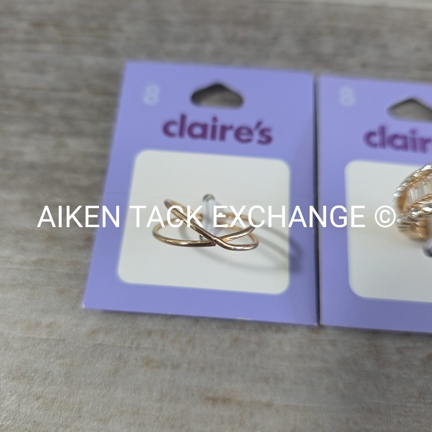 Claire's Rings (2) - Size 8