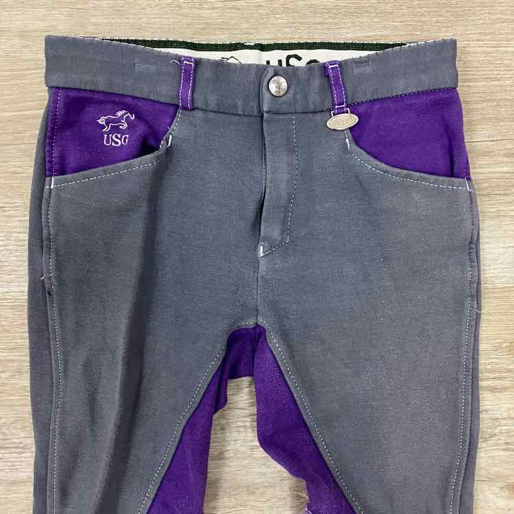 BARGAIN BUNDLE: 2 Pair KL Select USG Knee Patch Breeches, Size 12