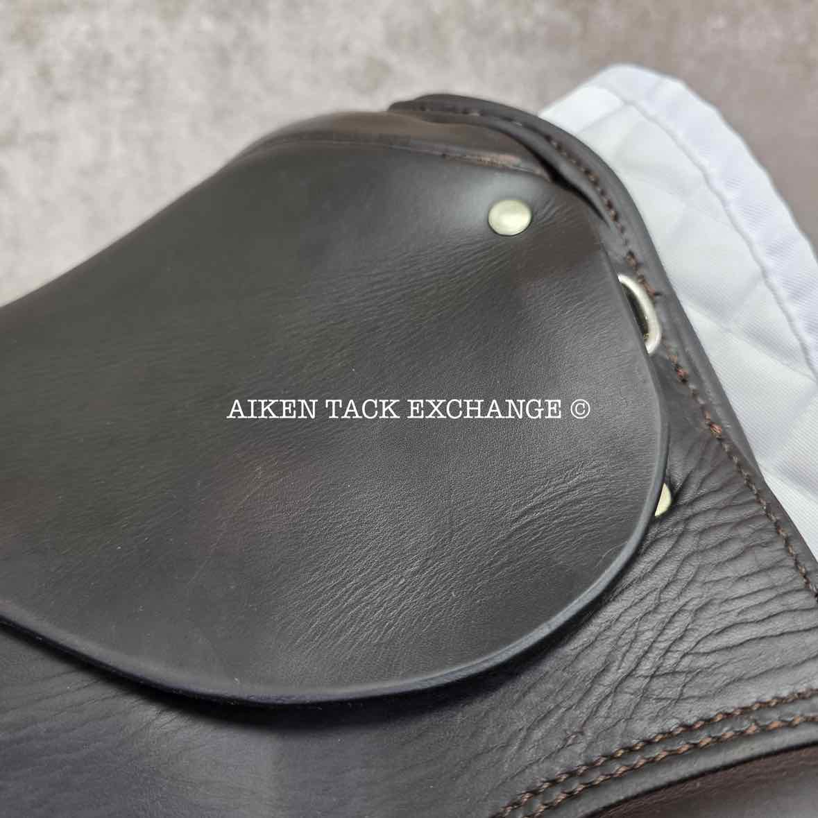 Max Hopfner Dressage Saddle, 18" Seat, Medium Tree, Wool Flocked Panels