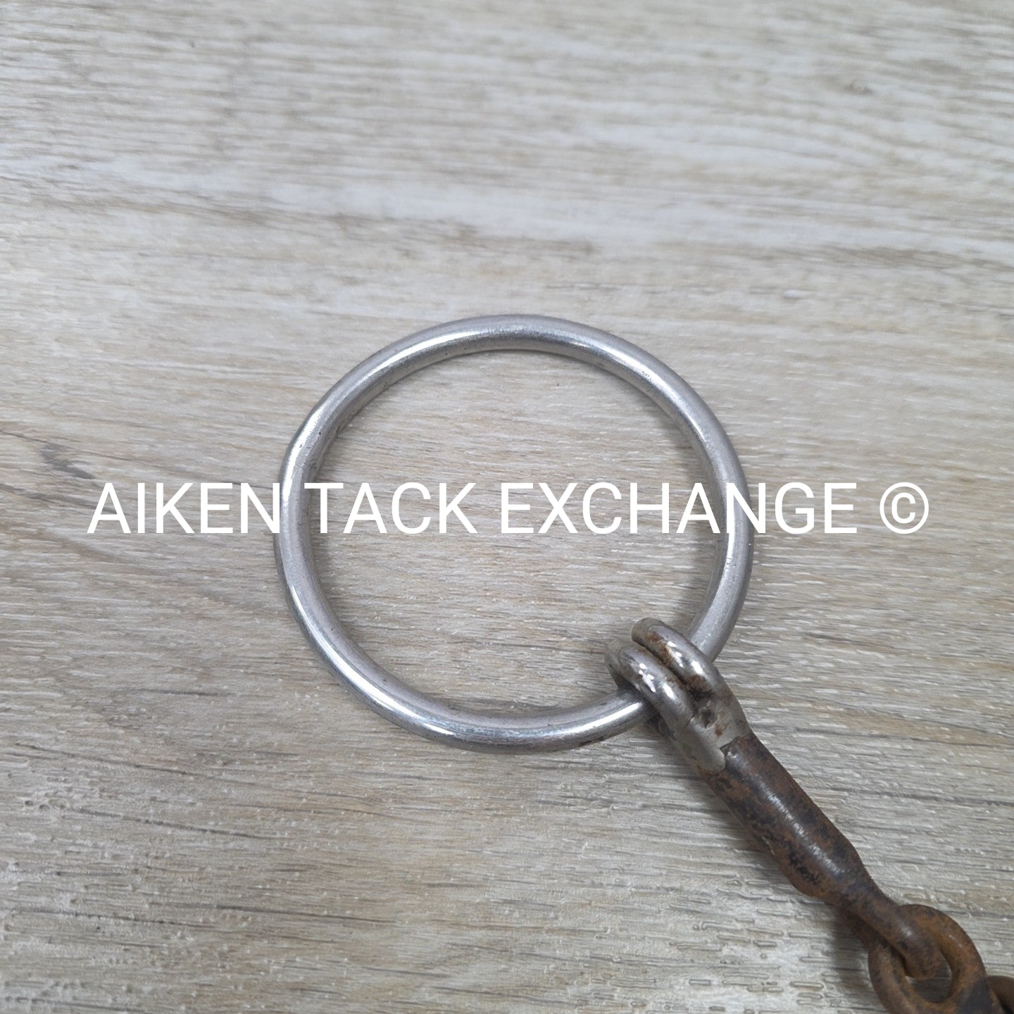 Sweet Iron Dogbone with Copper Rings Loose Ring Bit 5.25"