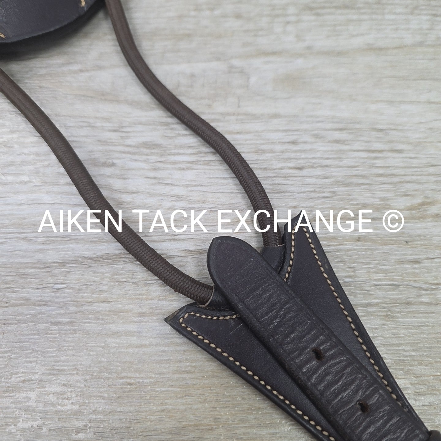 Adjustable Running Martingale Attachment, Brown, Size Full
