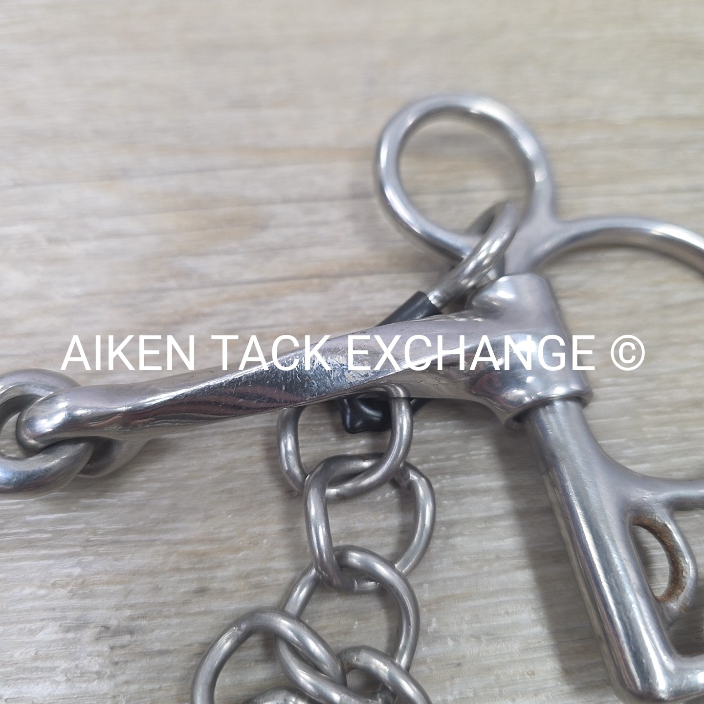 Pessoa Single Joint Slow Twist Locking Short Shank Pelham Bit 4.75"