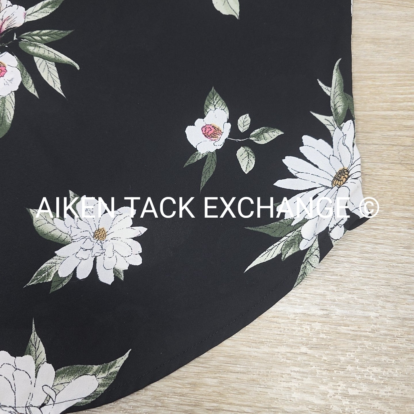 Pink Rose Vintage Short Sleeve Blouse, Women's Medium