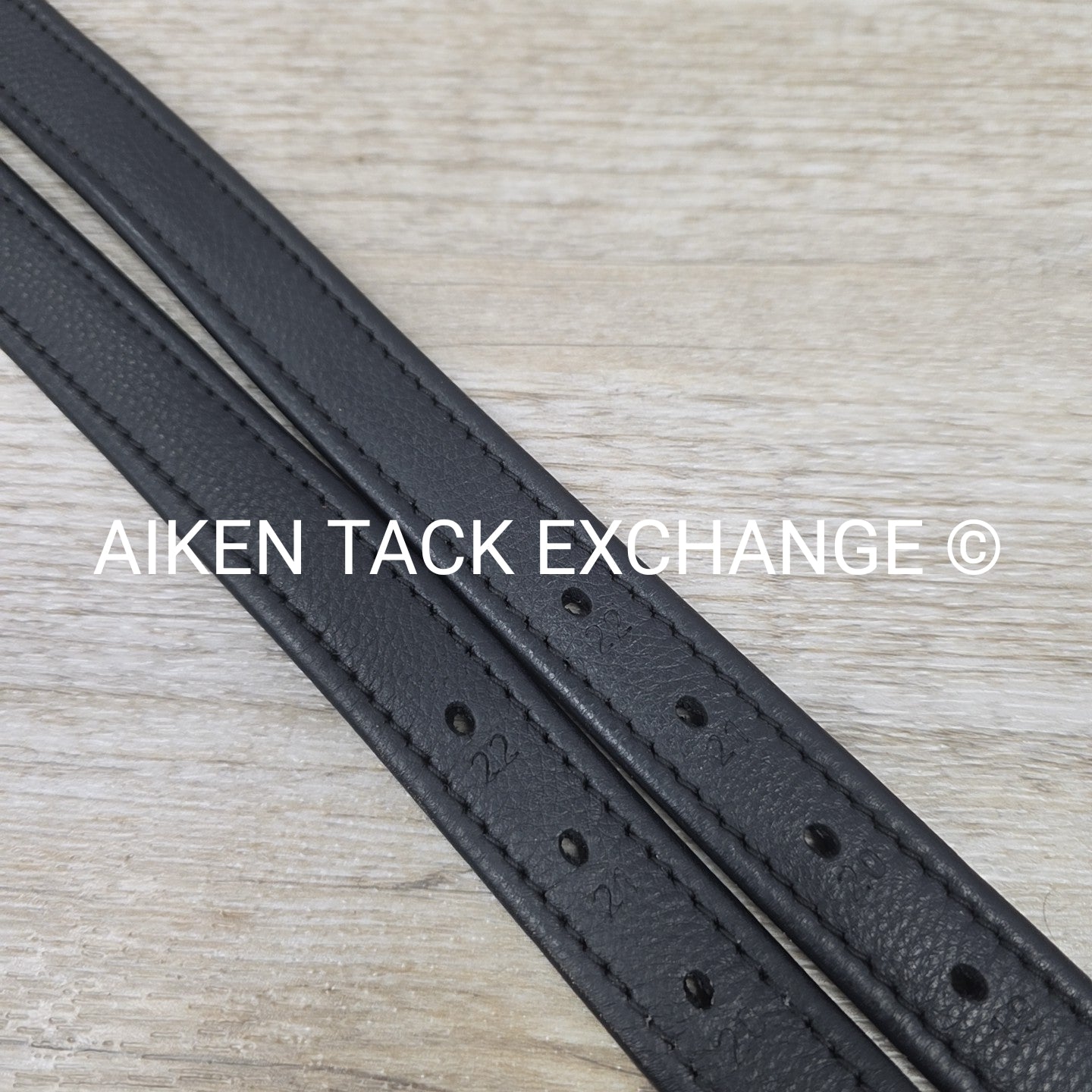 KL Select Black Oak Stirrup Leathers, Black, 63"