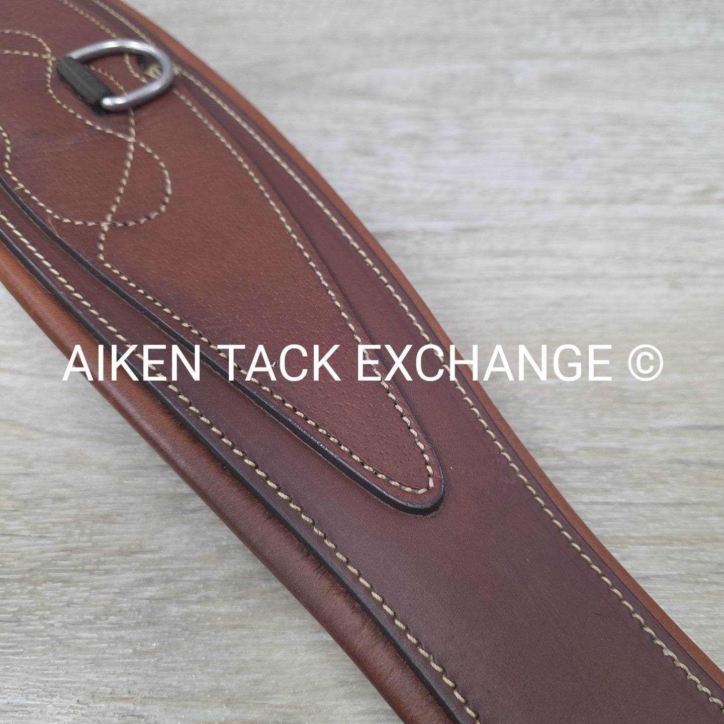 Antares Double End Elastic Girth, Brown, 48"