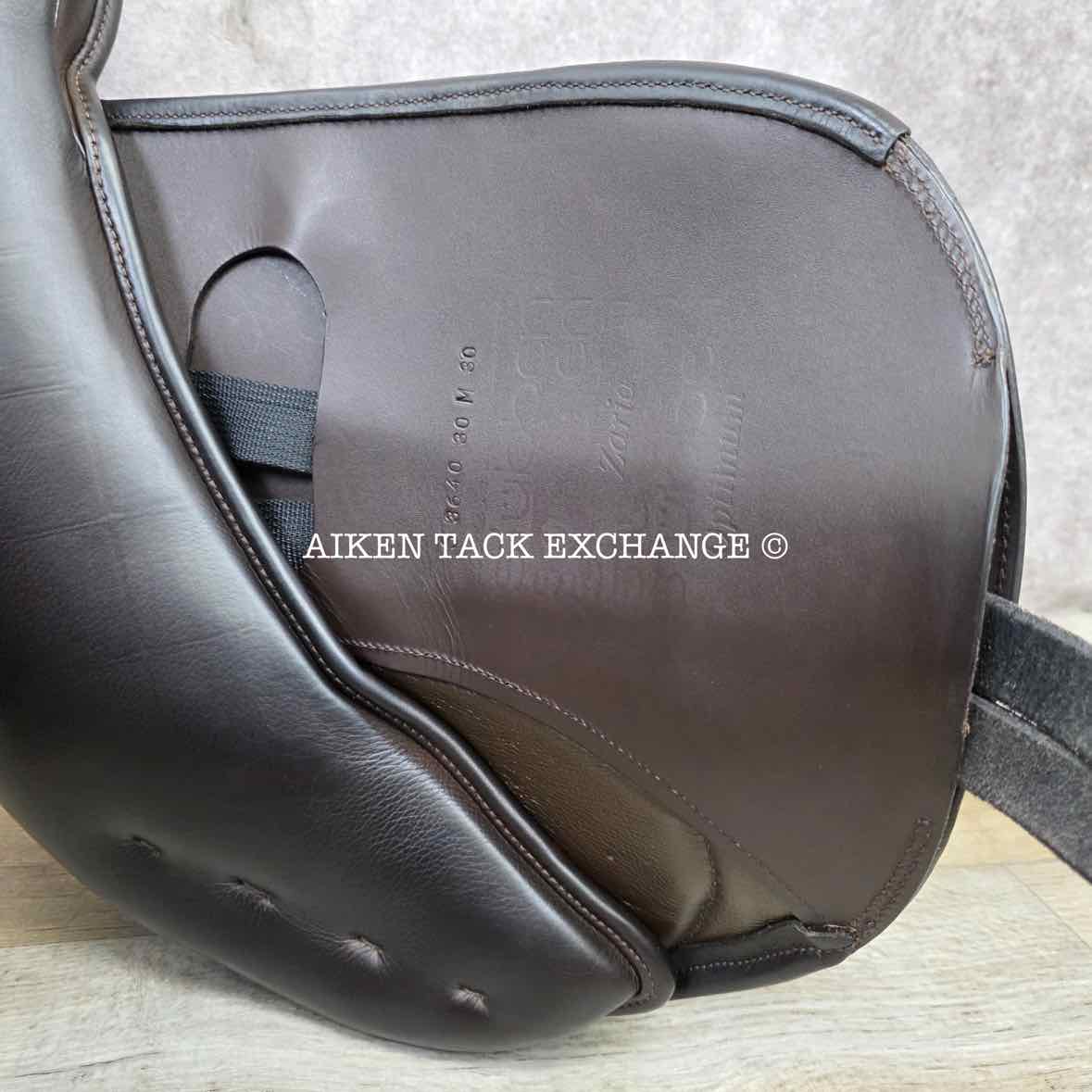 Stubben Zaria Optimum Monoflap Jump Saddle, 17.5" Seat with Biomex, 30cm Tree - MW, Wool Flocked Panels
