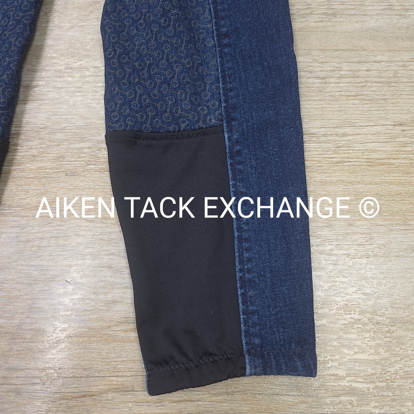 Horze Kaia Silicone Grip Full Seat Denim Breeches, Women's 30