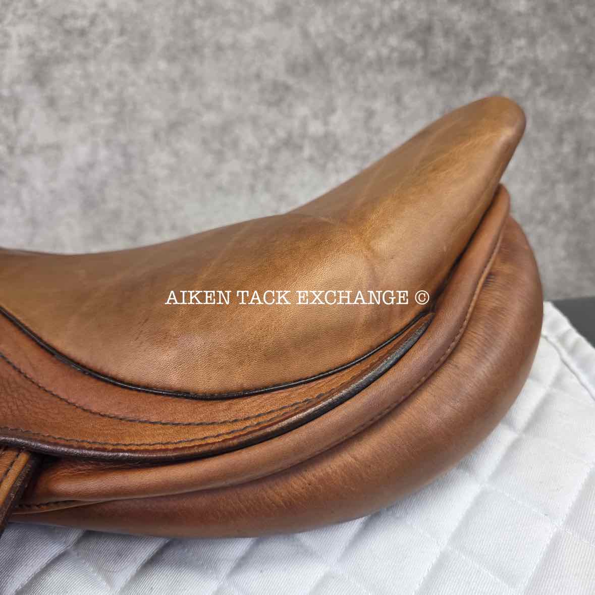 2012 Stubben Zaria Deluxe Jump Saddle, 17.5" Seat with Biomex, 30cm Tree - MW, Foam Panels