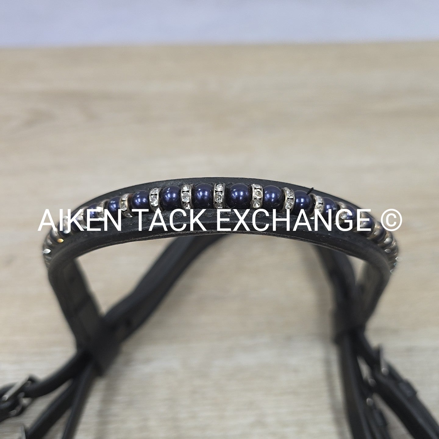 KL Select Dressage Bridle, No Reins, Black, Size Full