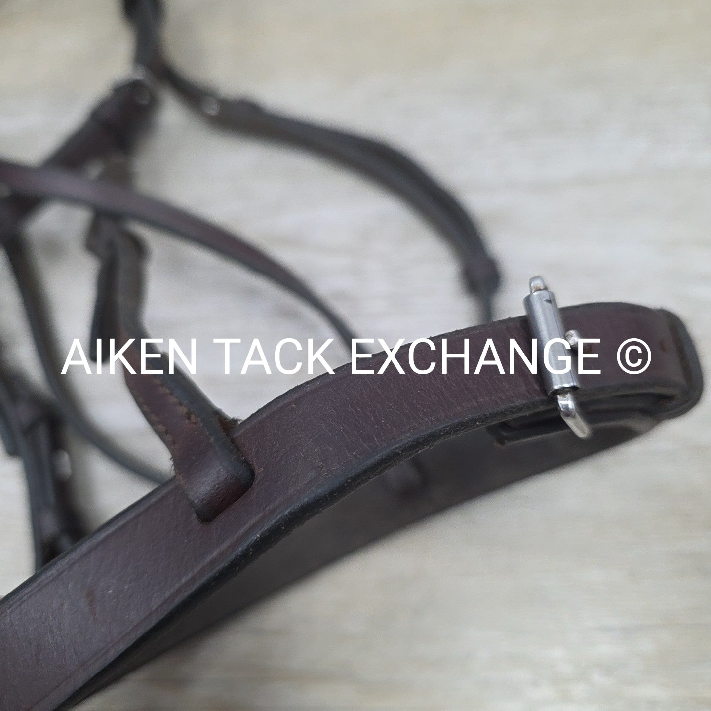 Flat Hunt Bridle with Matching Laced Reins, Brown, Size Cob