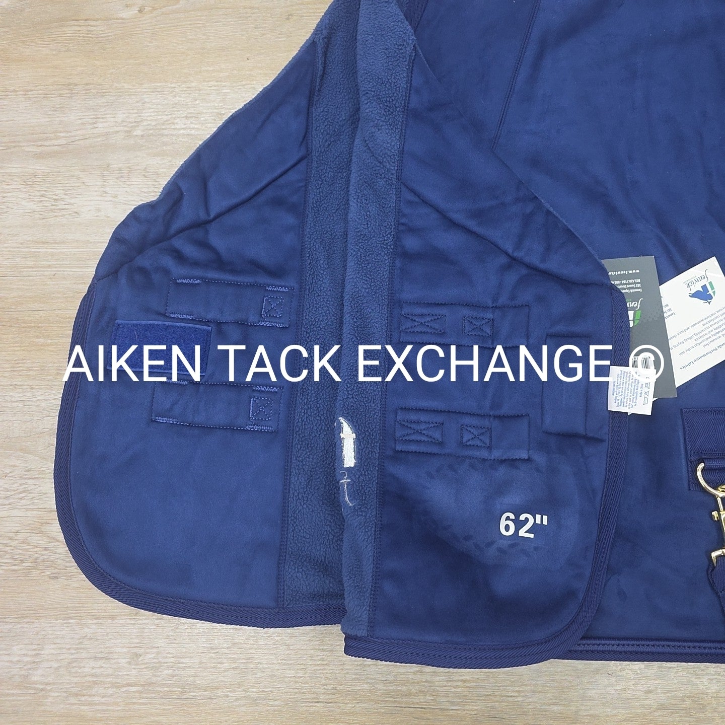 Fenwick Equestrian EquSuede Performance Cooler, Blue, 62"