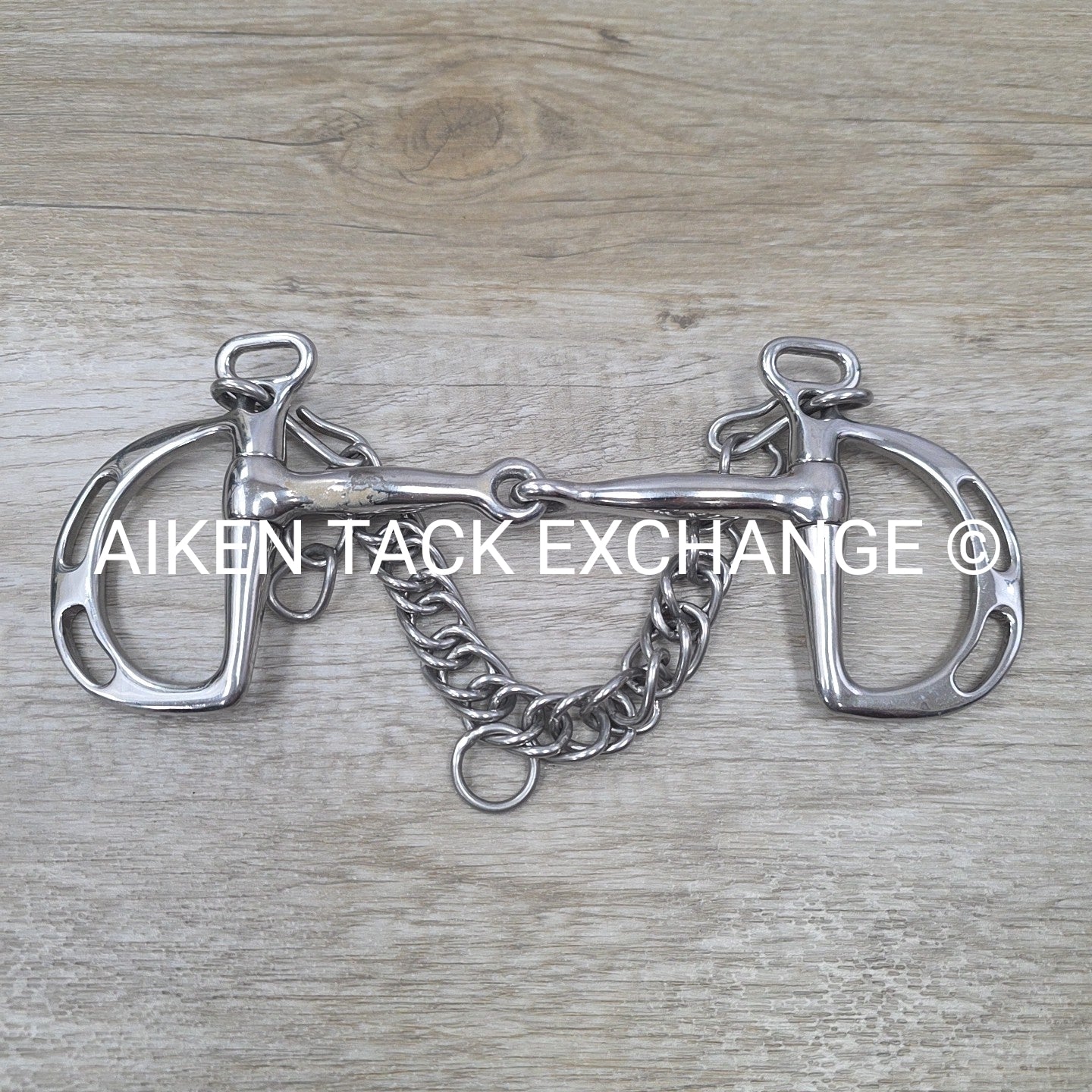 State Line Tack Single Joint Uxeter Kimberwick Bit 5"