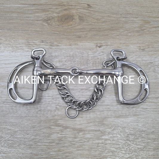 State Line Tack Single Joint Uxeter Kimberwick Bit 5"