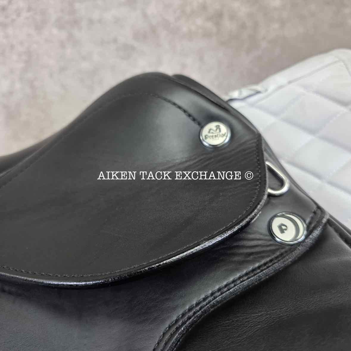 2017 Prestige X-D2 K Zero Monoflap Dressage Saddle, 18" Seat - Short Flap, Medium Tree, Wool Flocked Panels