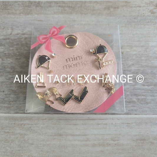 Equestrian Earring Set - 8 Pairs Total