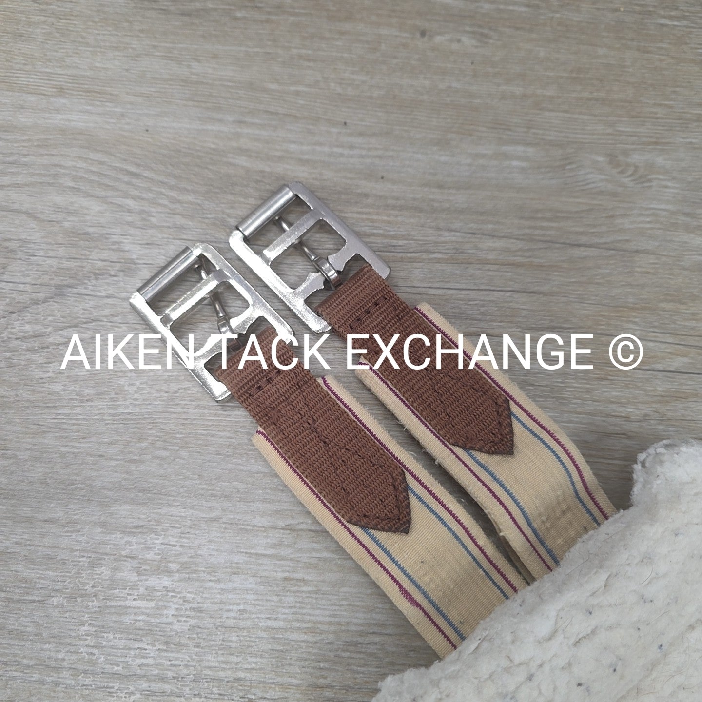 Fleece Double End Elastic Girth, Brown, 50"