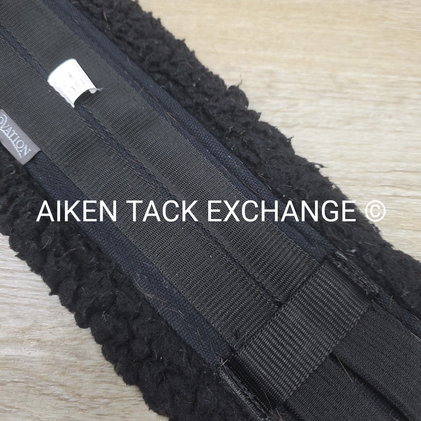 Ovation Equalizer Fleece Dressage Girth, Black, 30"