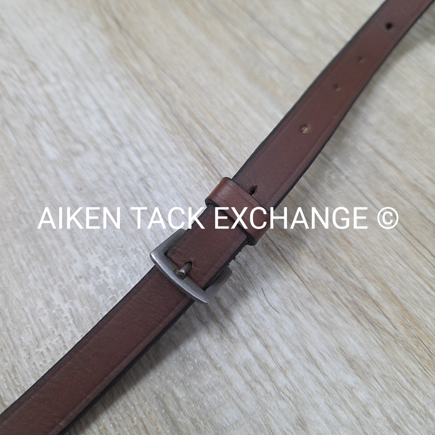 Plain Flat Standing Martingale, Brown, Size Pony