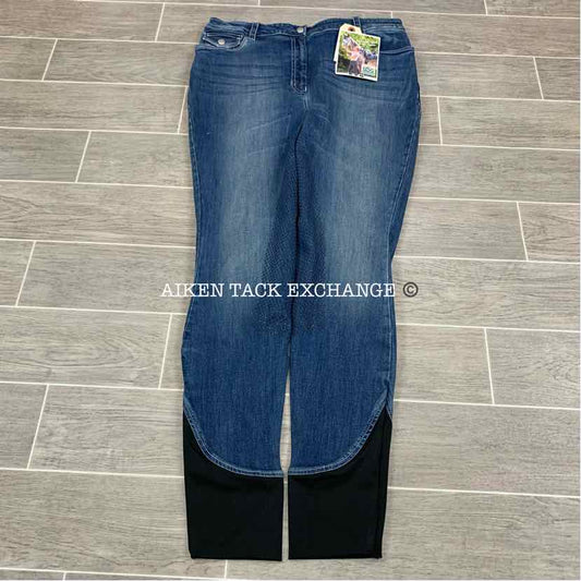 KL Select USG Marina Silicone Full Seat Breeches, Size 30 L