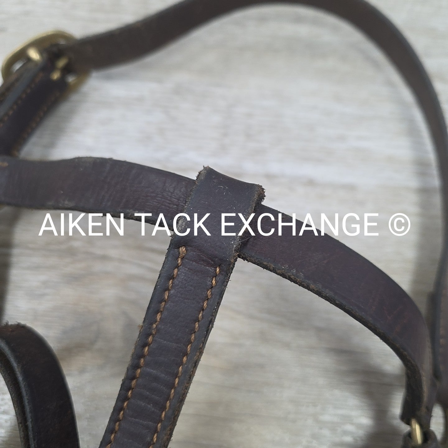 Leather Halter, Brown, Size Pony