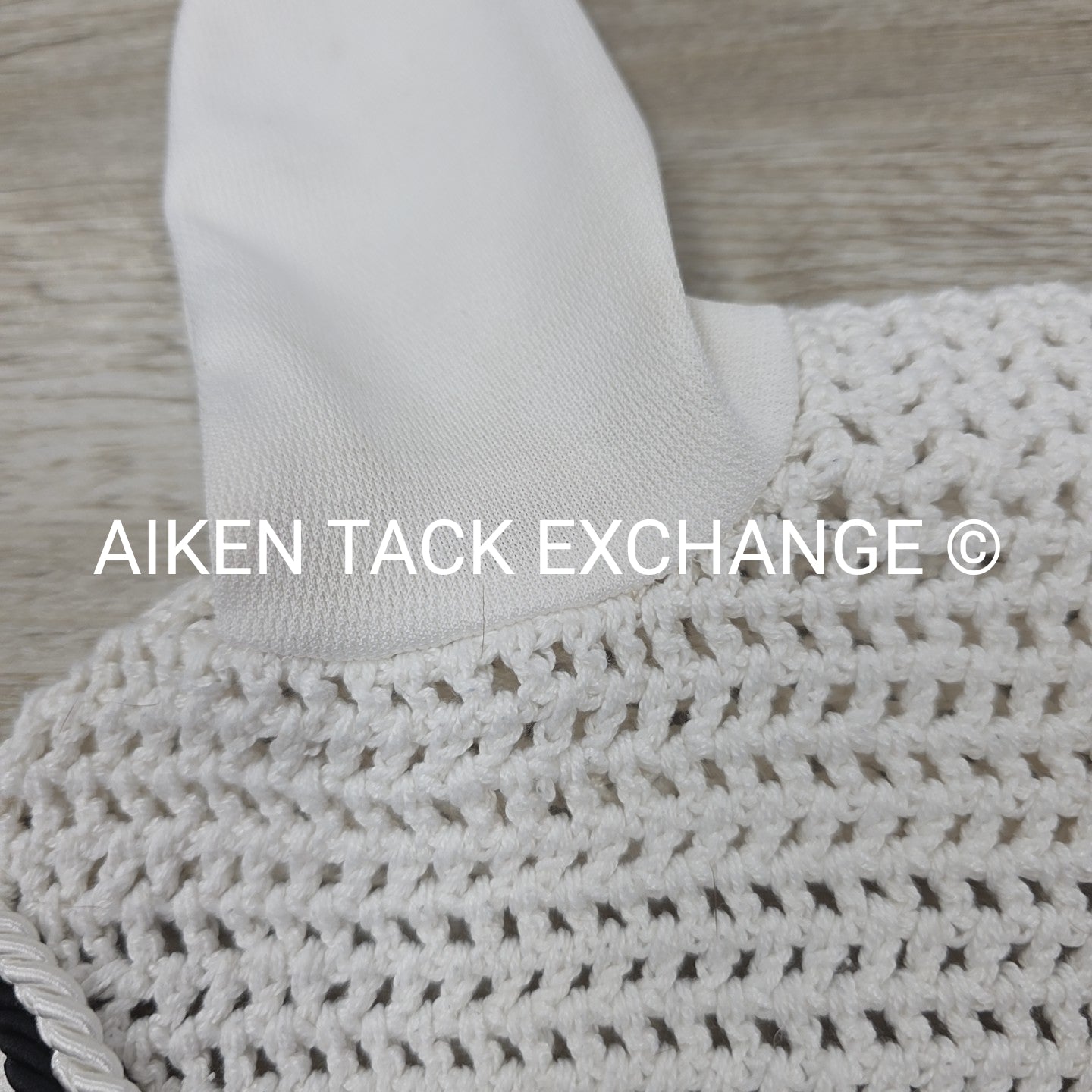 Dover Saddlery Riders International Piped Ear Bonnet, Size Full