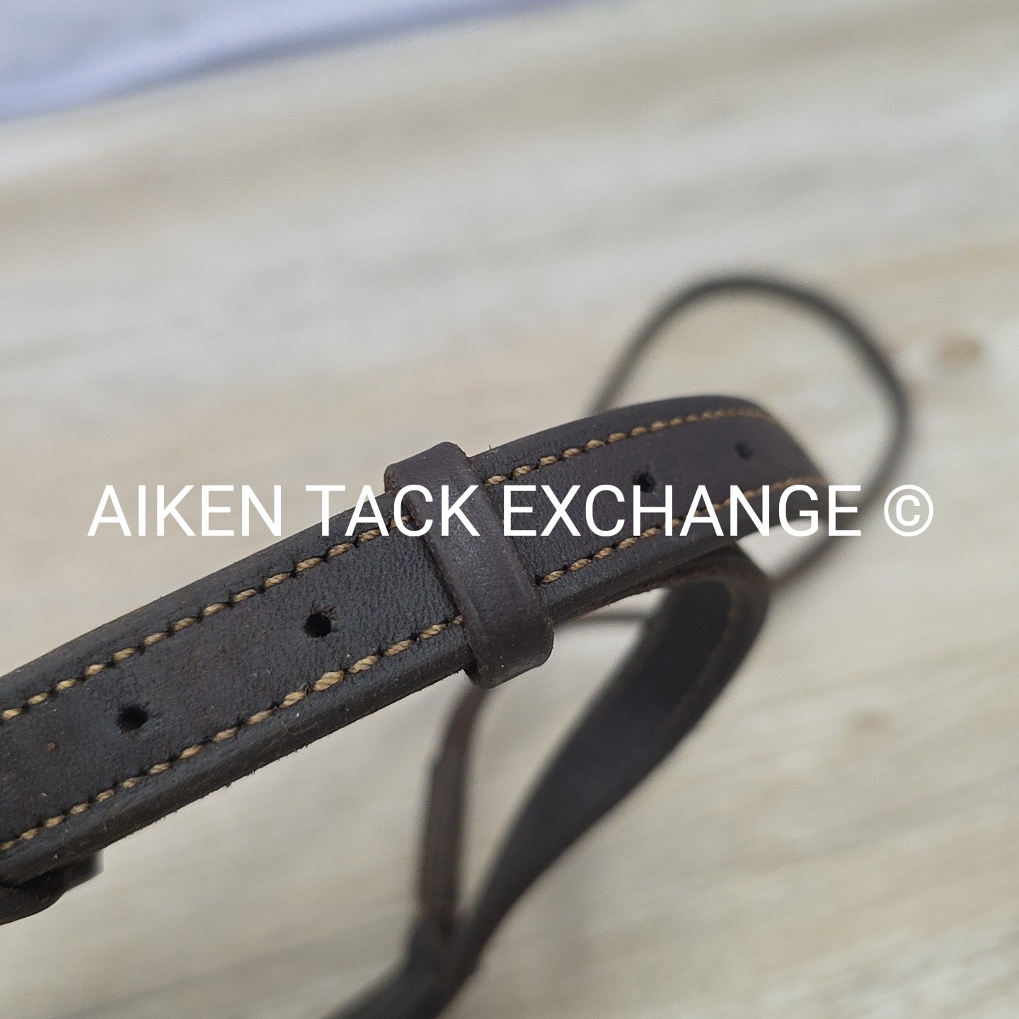 BARGAIN BUNDLE: 2 Edgewood Fancy Stitched Nosebands, Brown, Size Full