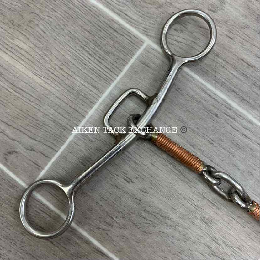 Showman Sliding Gag Double Joint Life Saver Copper Wrapped Bit 4.5"