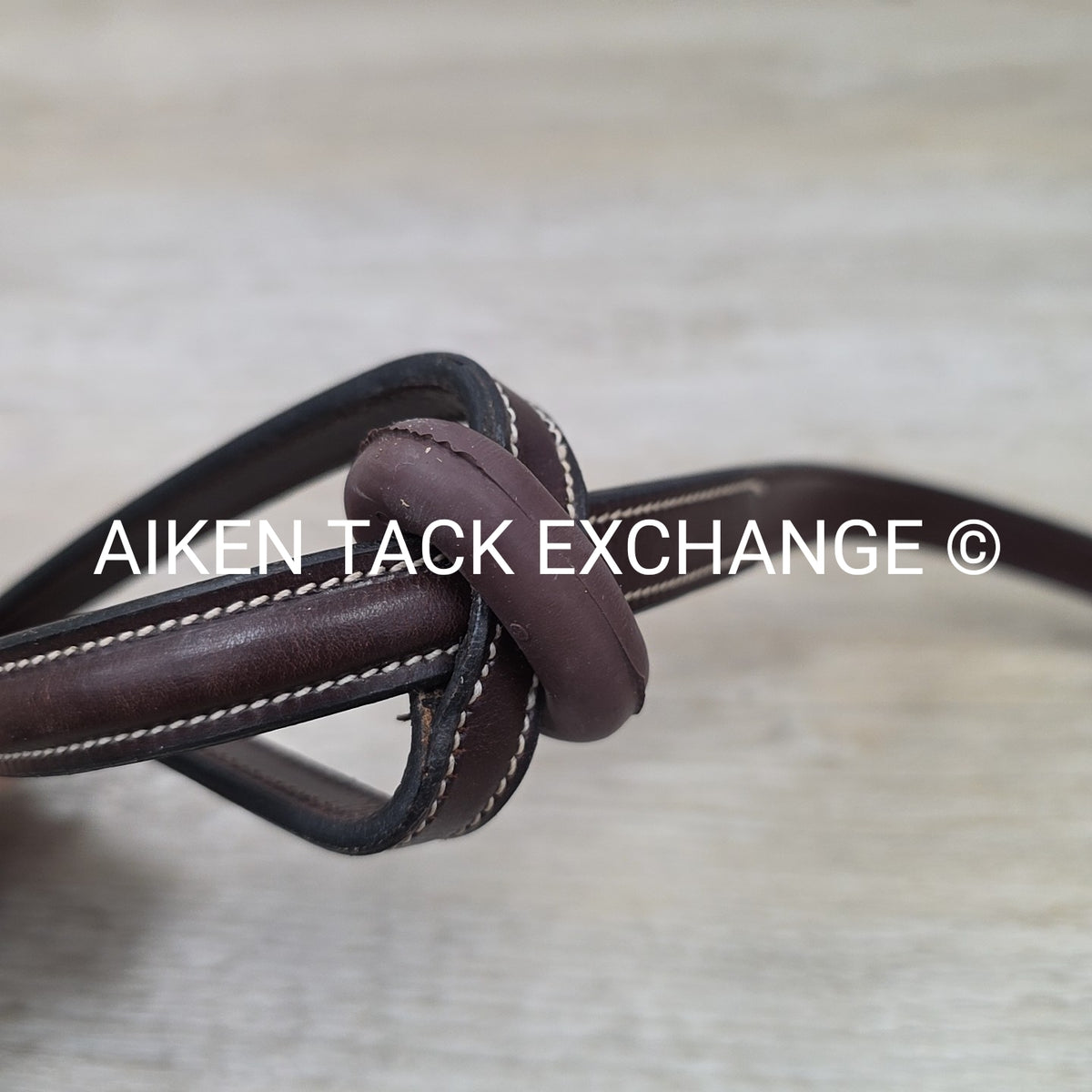Fancy Stitched Standing Martingale, Brown, Size X-Full