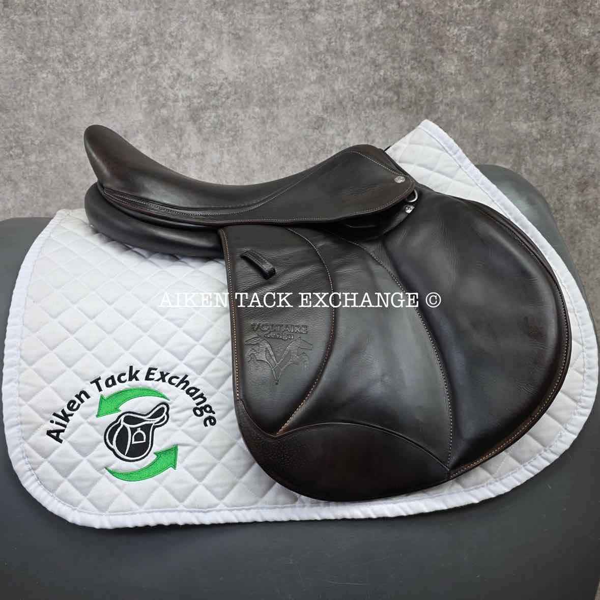 2015 Voltaire Stuttgart Jump Saddle, 17.5" Seat, 3AA Flap, Medium Wide Tree, PRO Panels, Full Buffalo Leather