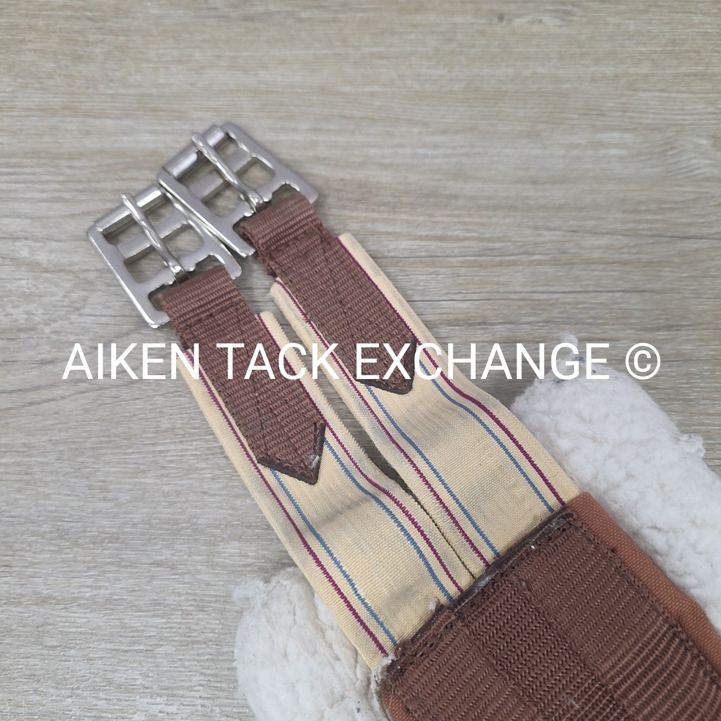 Toklat Fleece Girth with Double End Elastic, Brown, 52"
