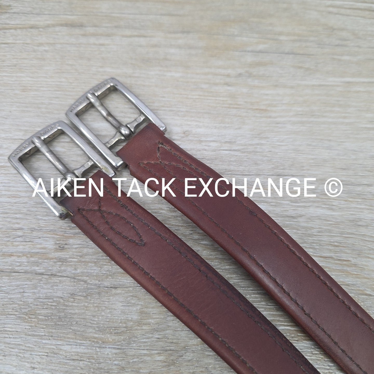 Harry Dabbs Calf Stirrup Leathers, Brown, 54"