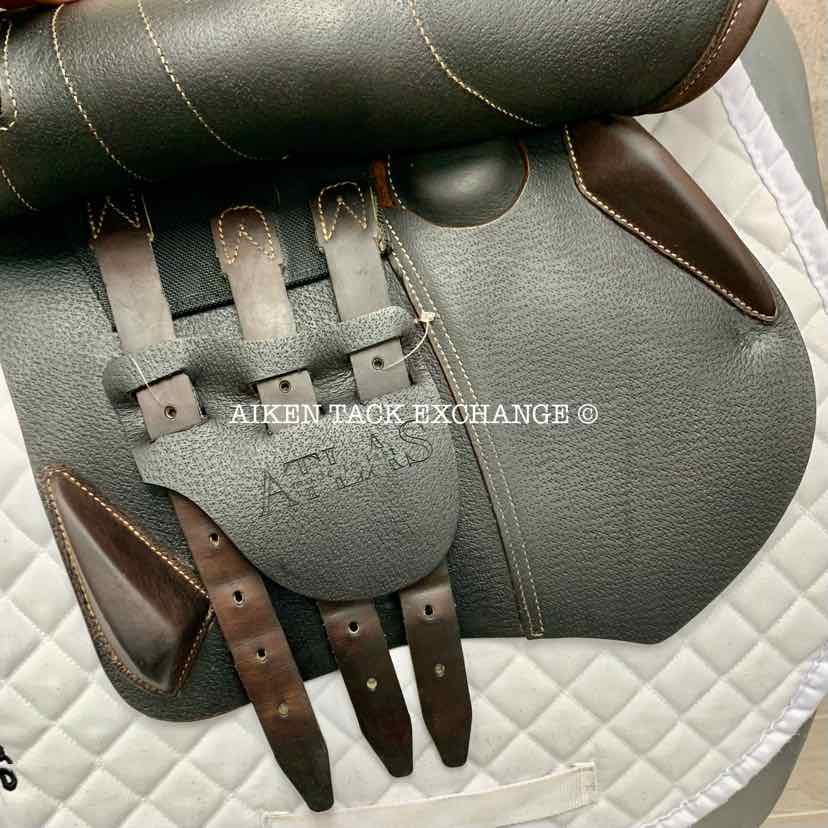 2023 Arion Atlas Close Contact Jump Saddle, 18" Seat, 2A Flap, Medium Tree, Foam Panels, Full Buffalo Leather, Comes with Matching Stirrup Leathers