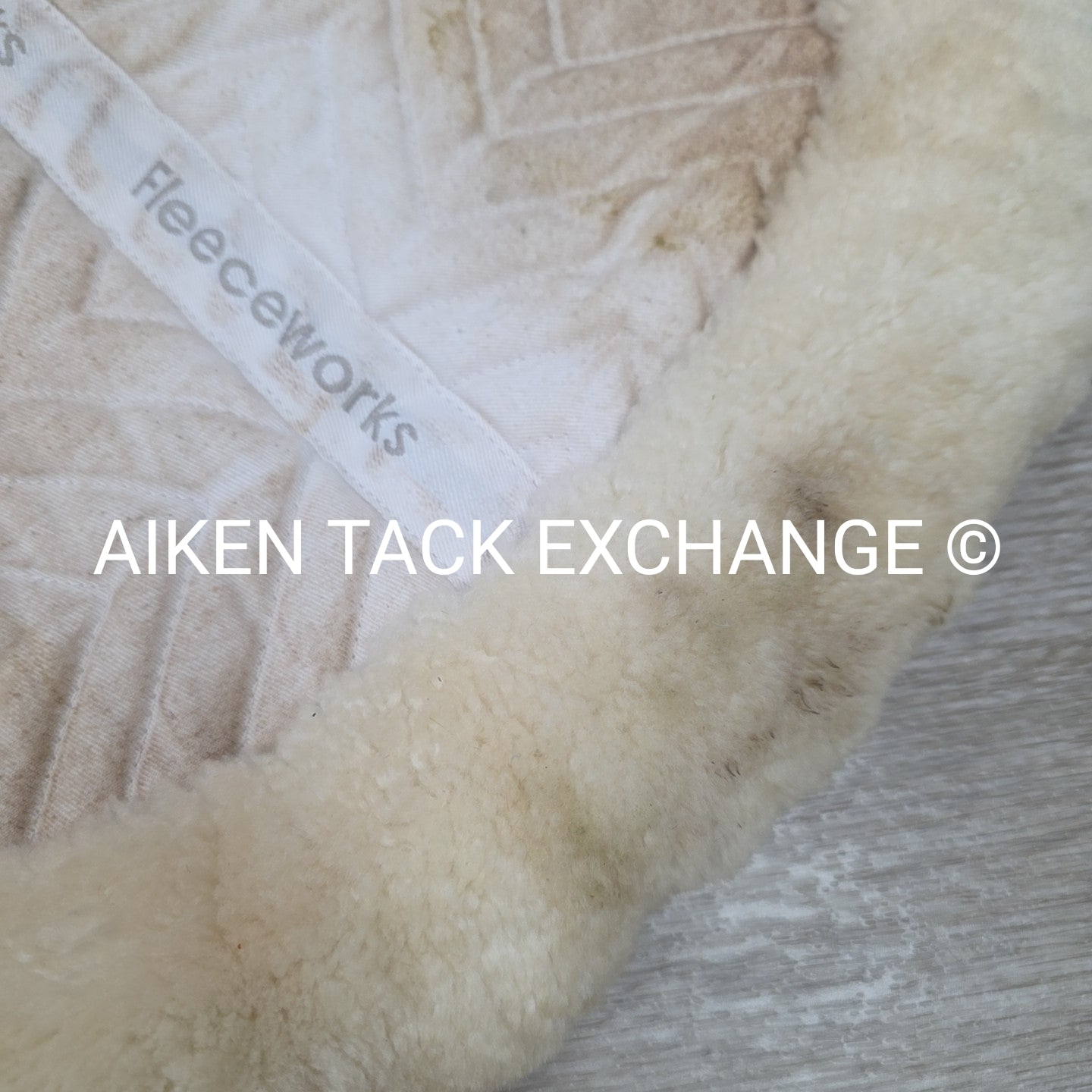 Fleeceworks Sheepskin Classic All Purpose Half Pad with Rolled Edges, Size Pony