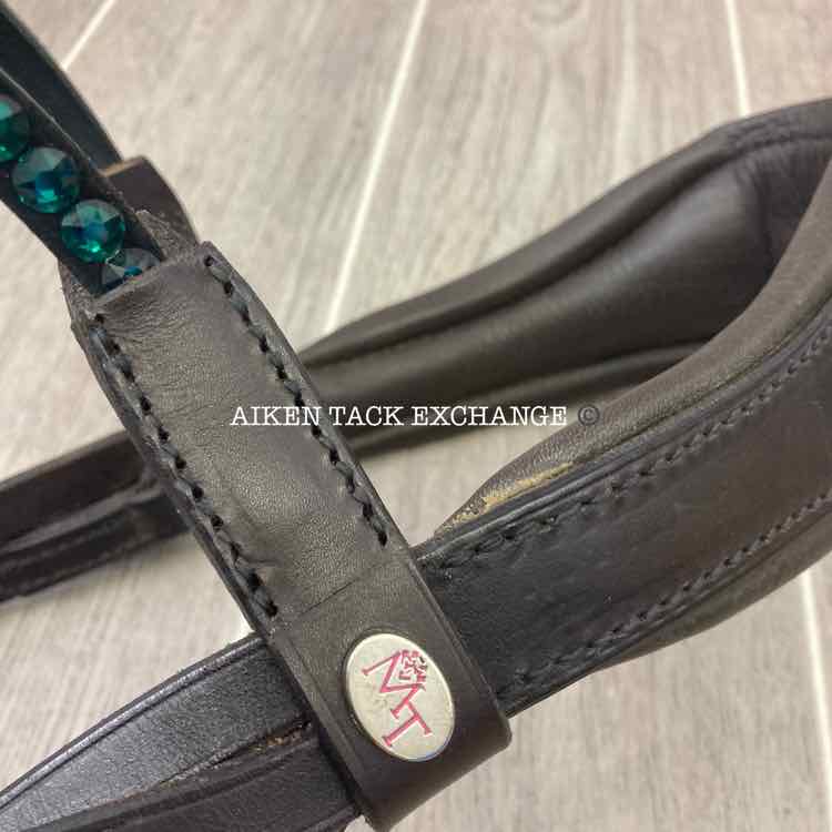 Stubben Switch Bridle w/ MagicTack Browband & Matching Reins, Full