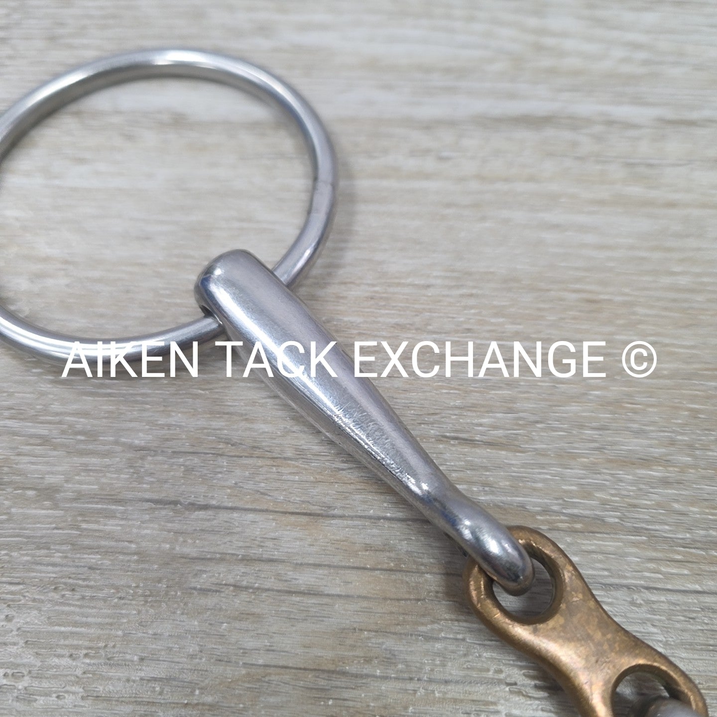 Copper French Link Loose Ring Bit 6"