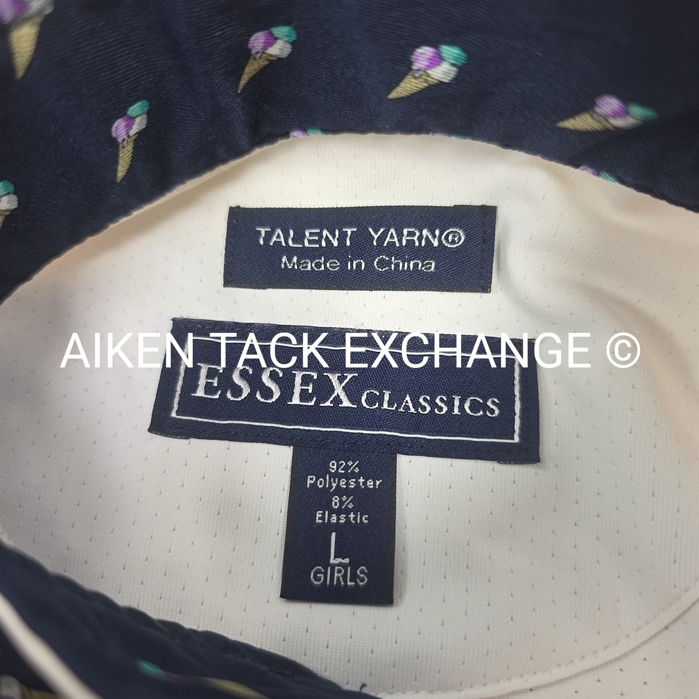 Essex Classics Talent Yarn Long Sleeve Sun Shirt Show Shirt, Size Large