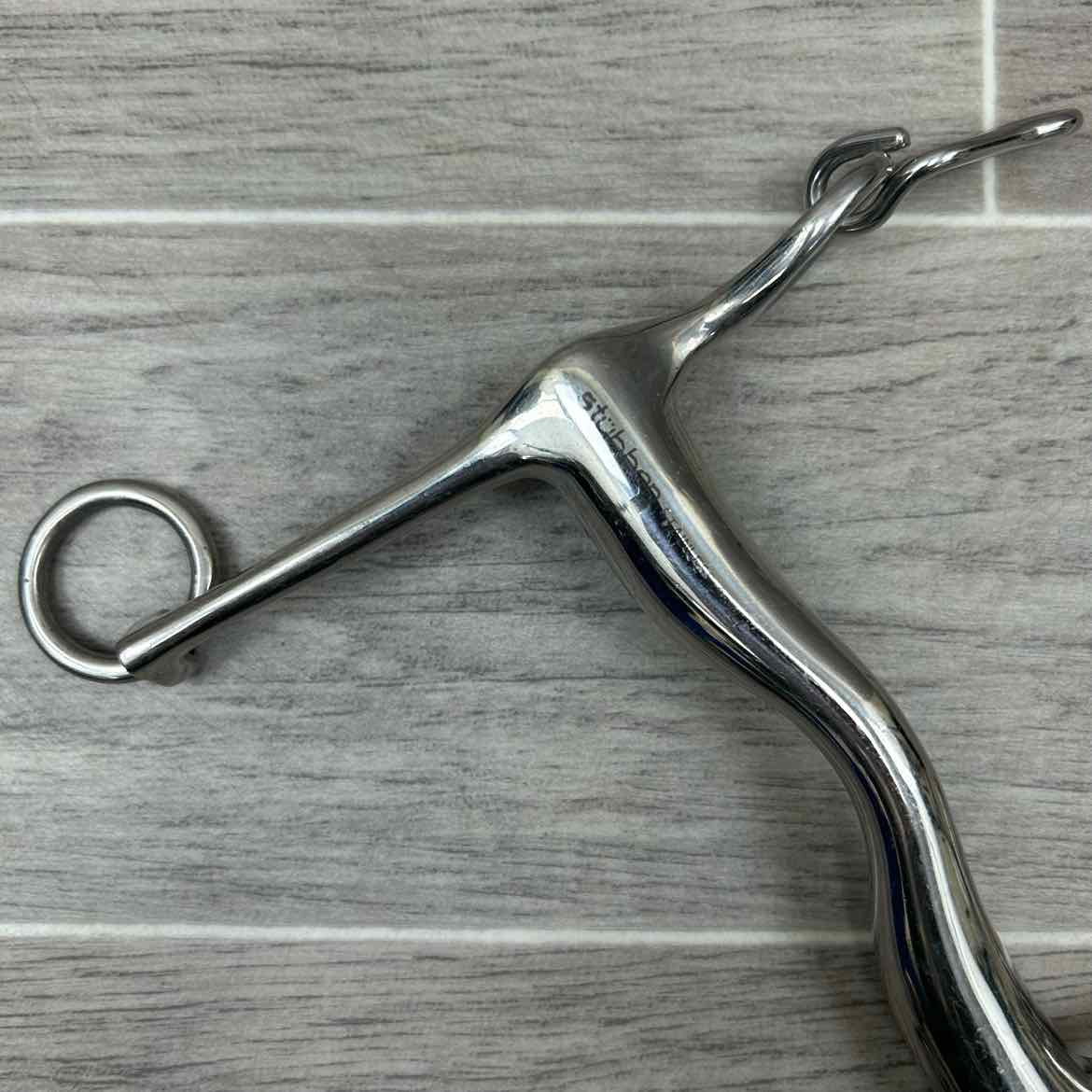 Stubben Hollow Ported Weymouth Bit 5"
