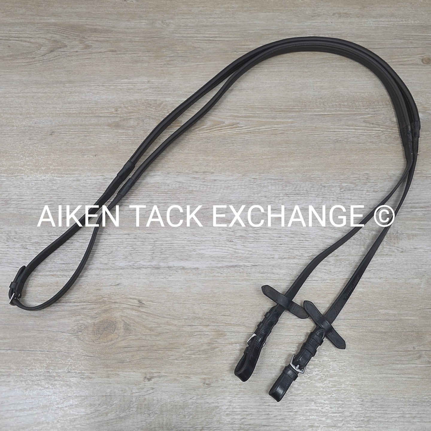 ThinLine No Slip Reins, Black, 60"