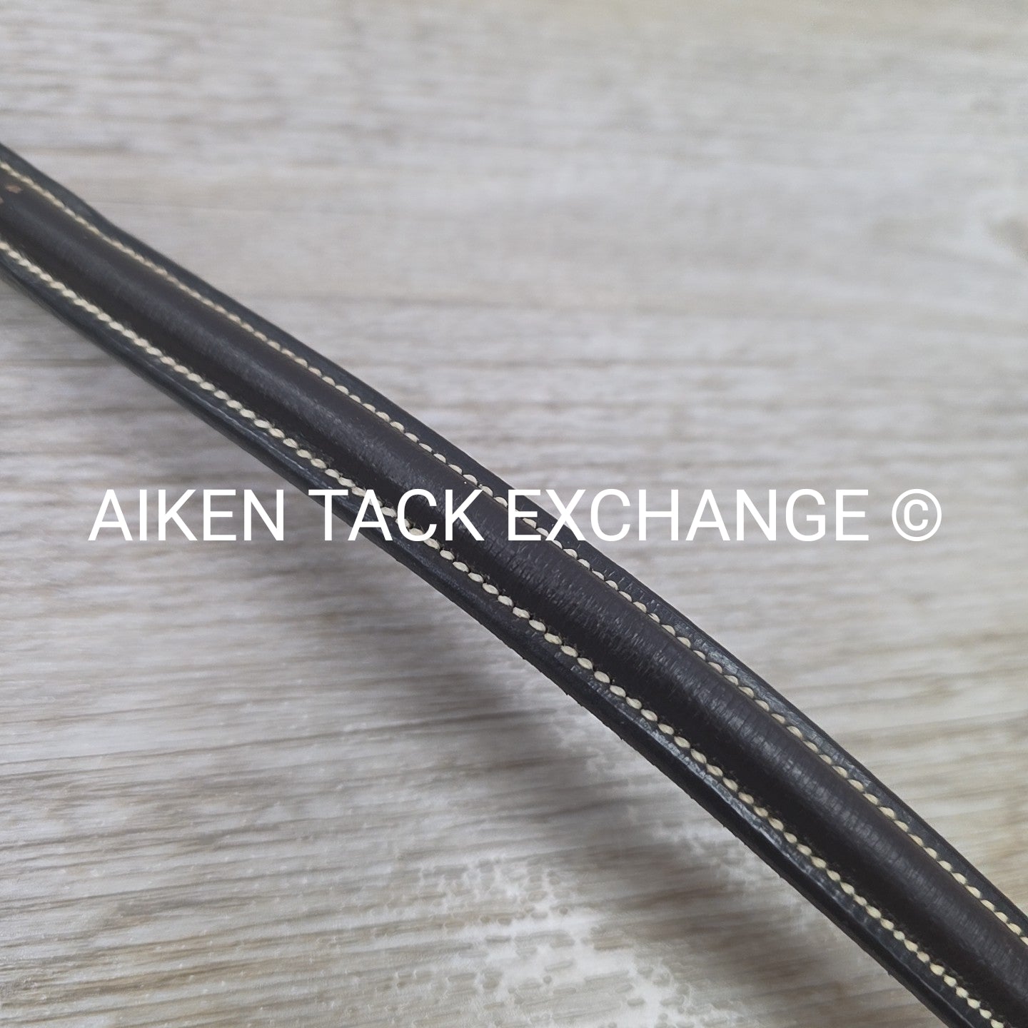 Round Raised Browband, Brown, Size 13.5"