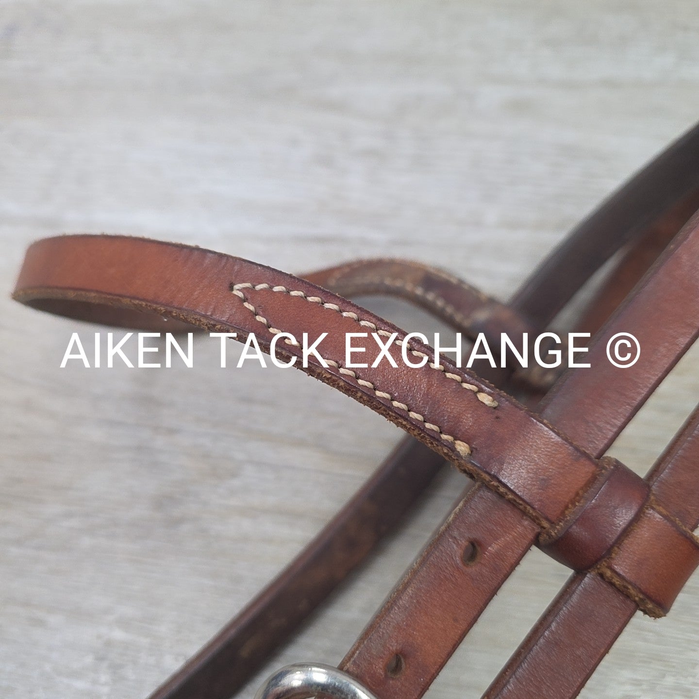 Western Browband Headstall, No Reins, Brown, Size Full