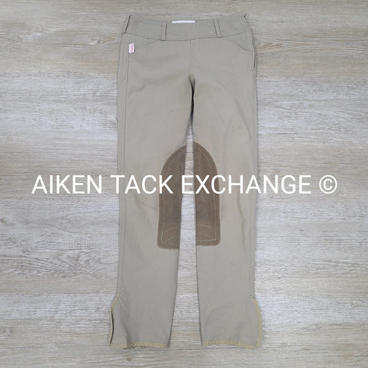 Tailored Sportsman Trophy Hunter Knee Patch Breeches, Size 24