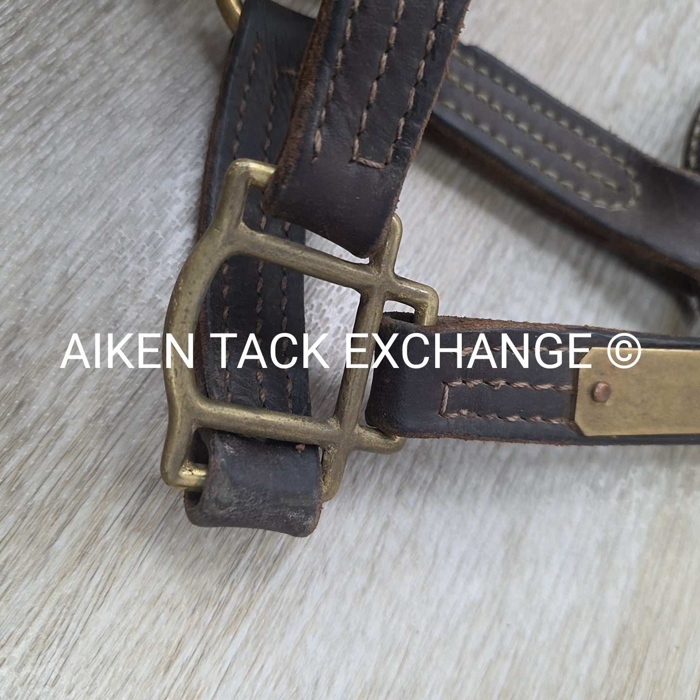 BARGAIN BUNDLE: 2 Leather Halters, Has Name Plates, Size Full