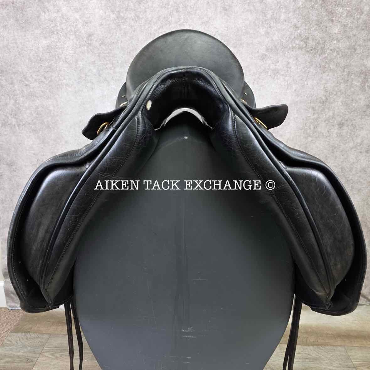 Albion SLK Dressage Saddle, 18" Seat, Medium Wide Tree, Wool Flocked Panels