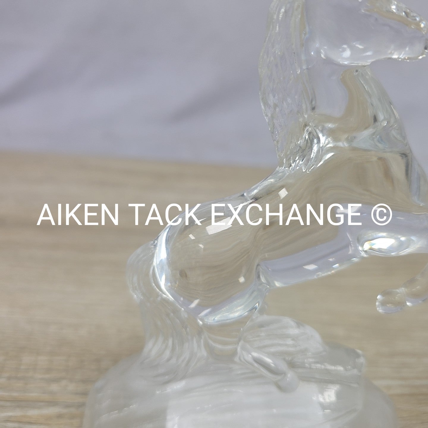 Cristal d'Arques Crystal Horse Figurine