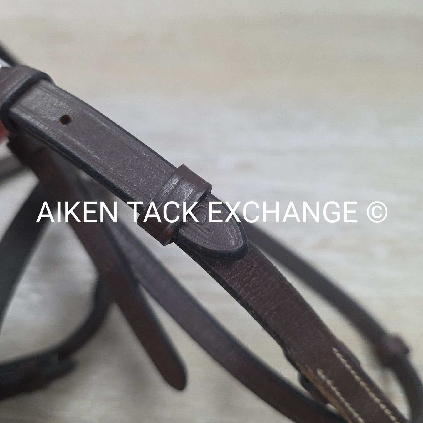 Fancy Stitched Bridle with Matching Laced Reins, Brown, Size Pony