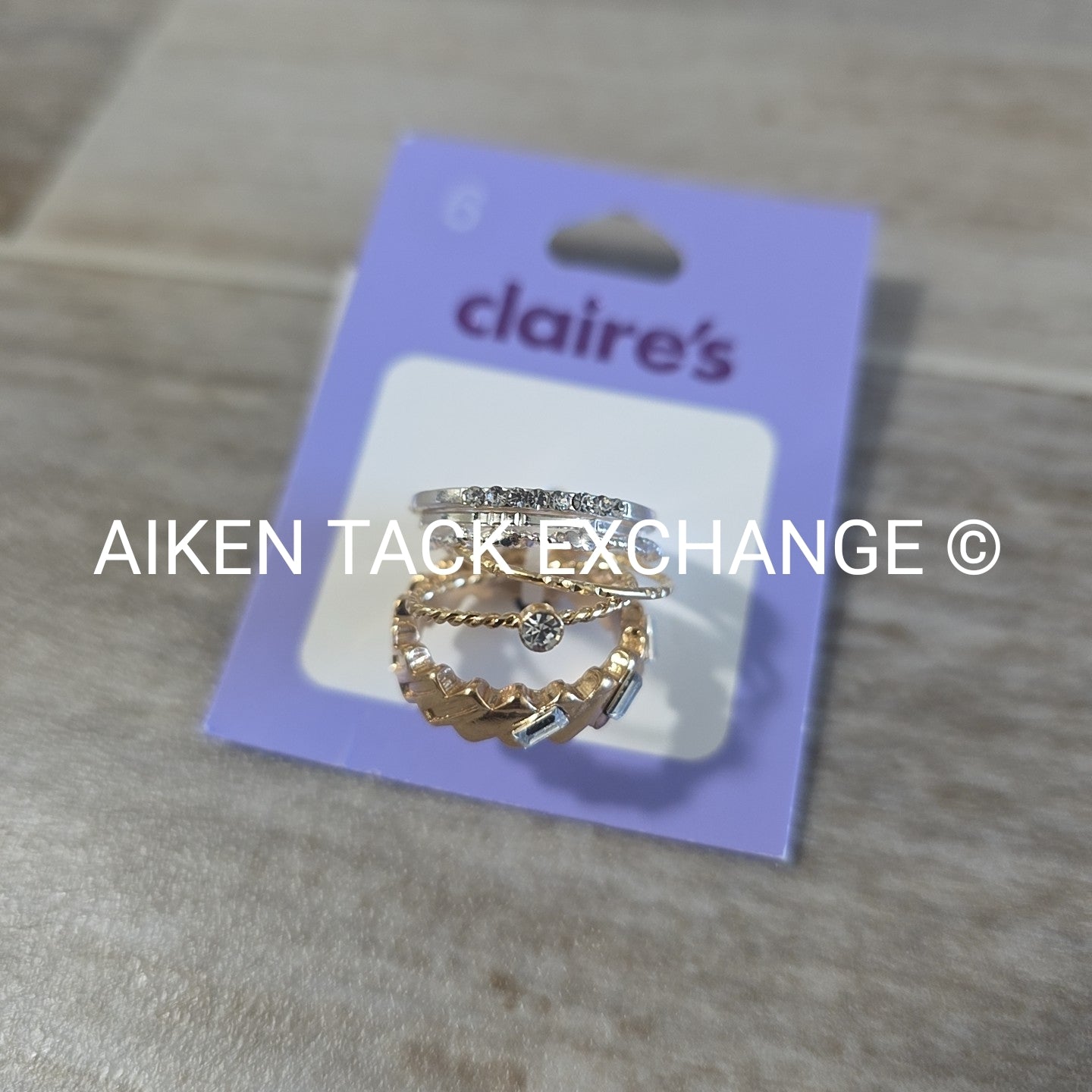 Claire's Stackable Rings - Size 6