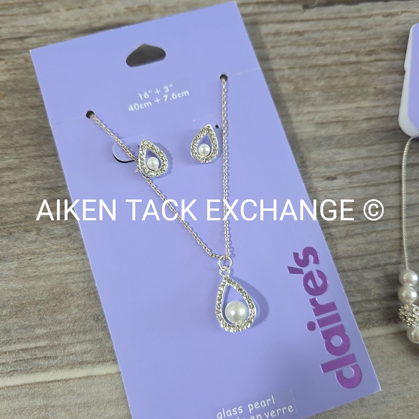 Claire's Bundle - 1 Bracelet, 1 Necklace, 1 Pair of Earrings